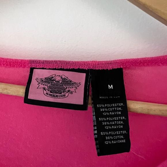 Harley-Davidson Breast Cancer Awareness Shirt - Picture 4 of 4